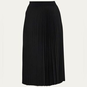 Theory Pleated Flannel Combo Midi Skirt